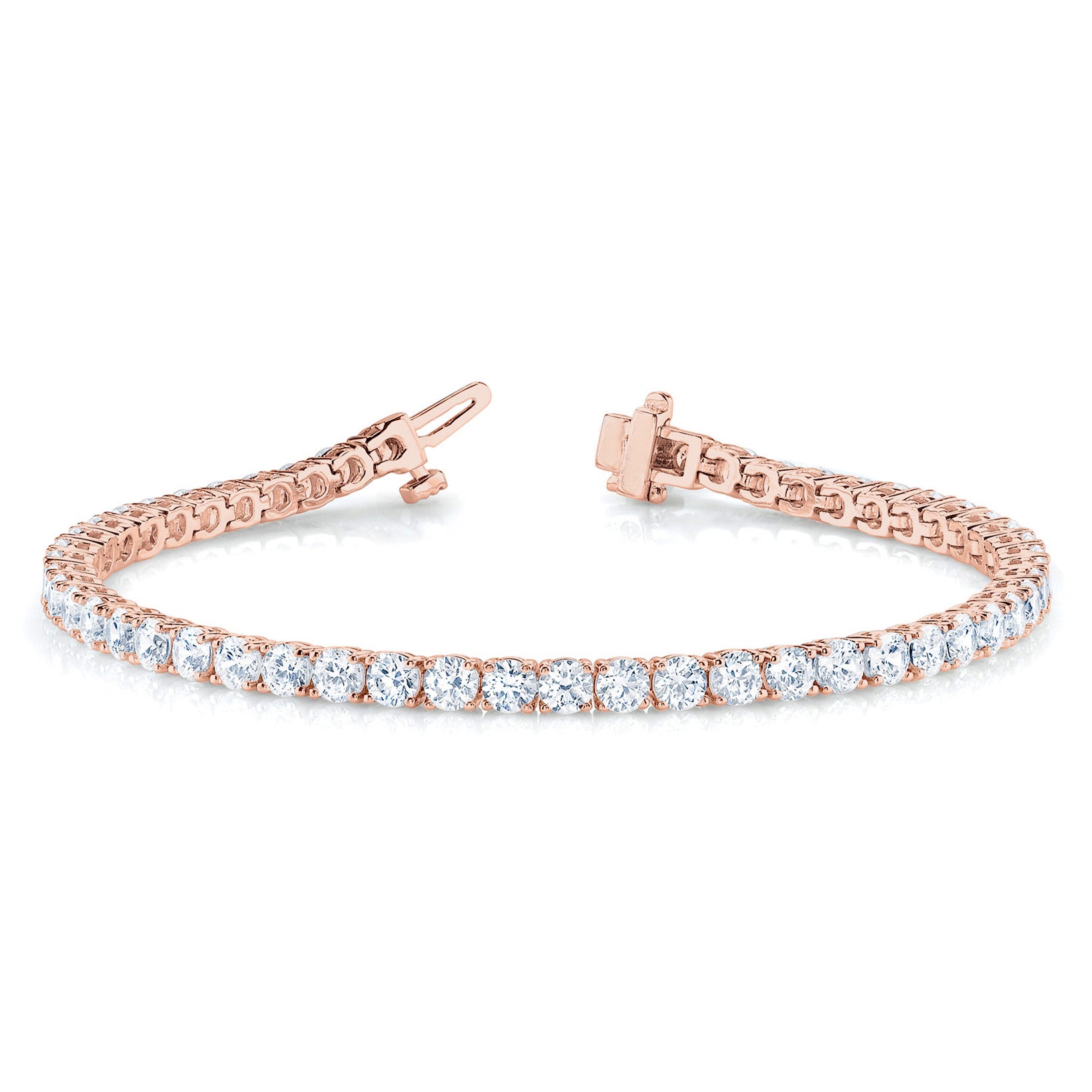 Four Prong Classic Diamond Tennis Bracelet-VIRABYANI