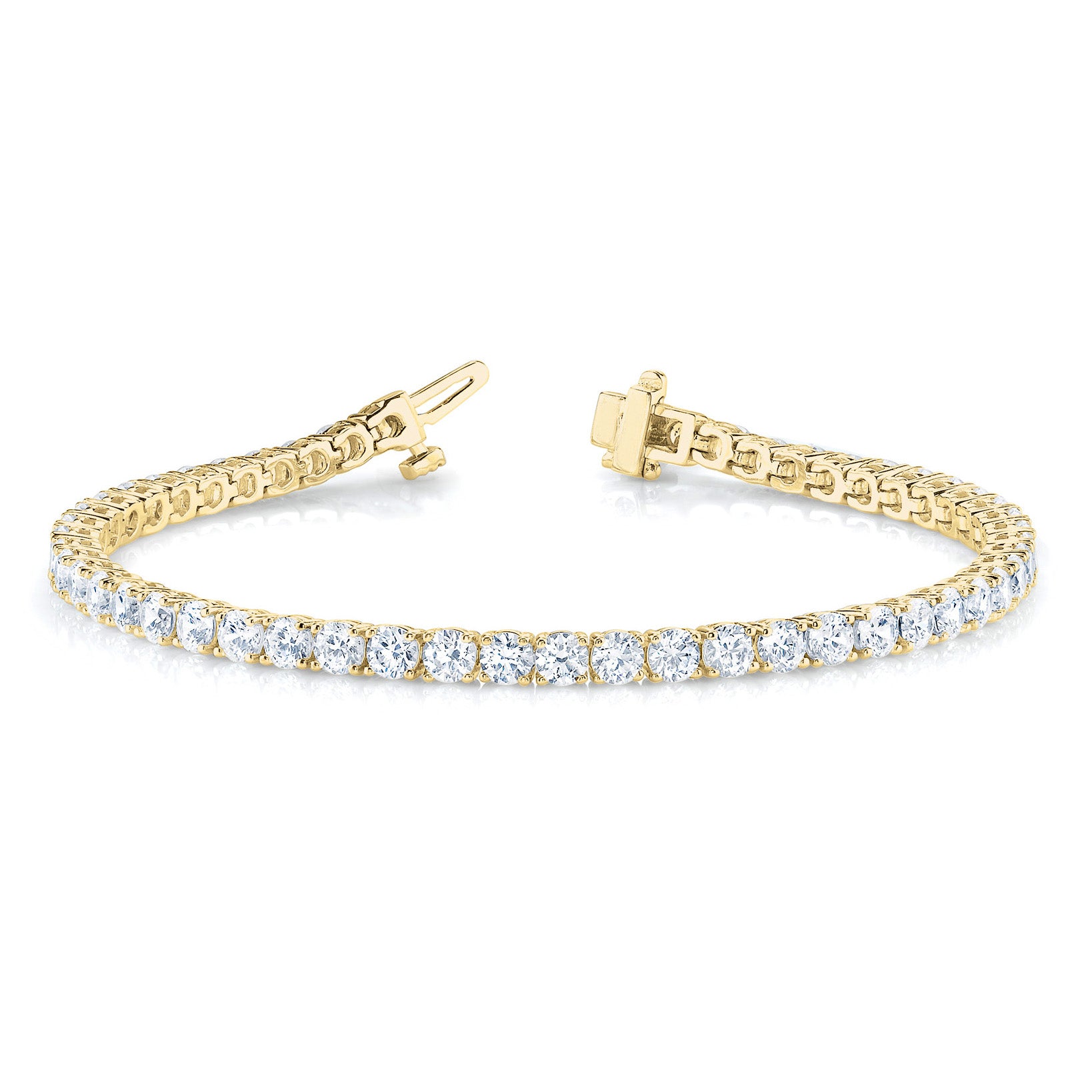 Four Prong Classic Diamond Tennis Bracelet-VIRABYANI