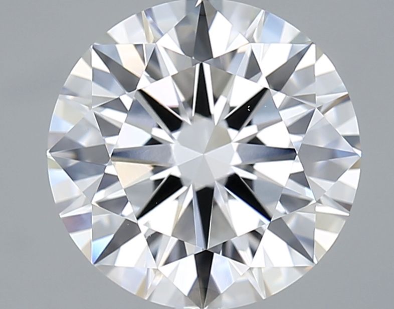 4.02 Carat F-VVS2 Round Lab Diamond