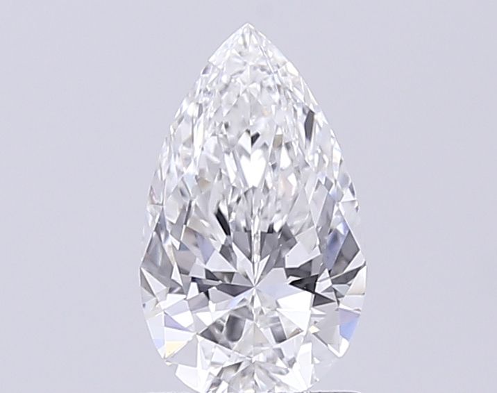 1.00 Carat D-VVS2 Pear Lab Diamond