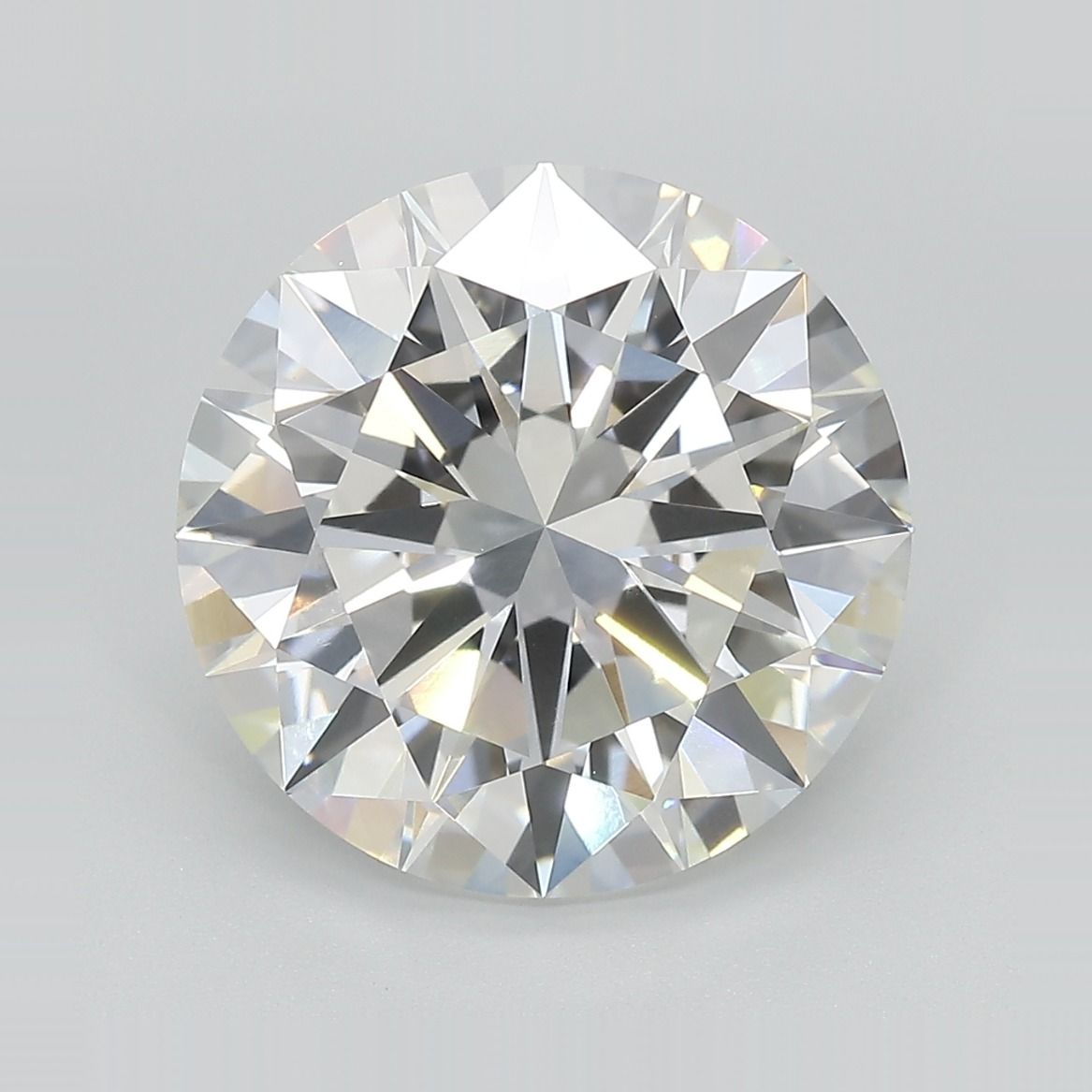 7.69 Carat F-VVS2 Round Lab Diamond