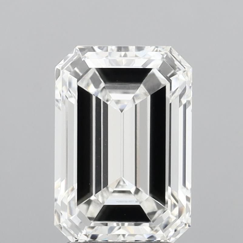 4.02 Carat F-VVS2 Emerald Lab Diamond