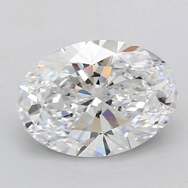 3.14 Carat D-VVS1 Oval Lab Diamond