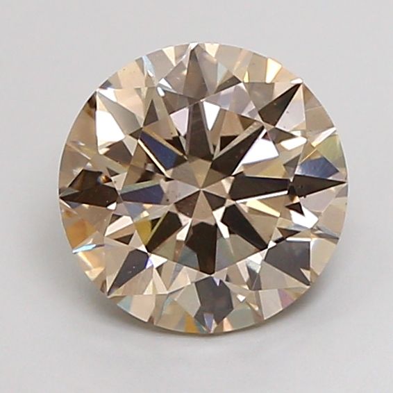 2.02 Carat Round Cut Fancy Brown