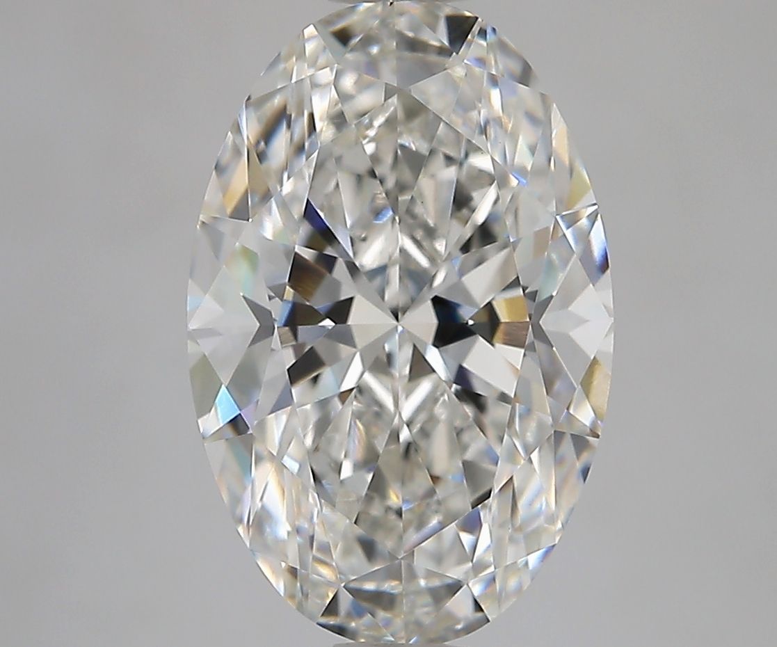4.04 Carat F-VVS2 Oval Lab Diamond