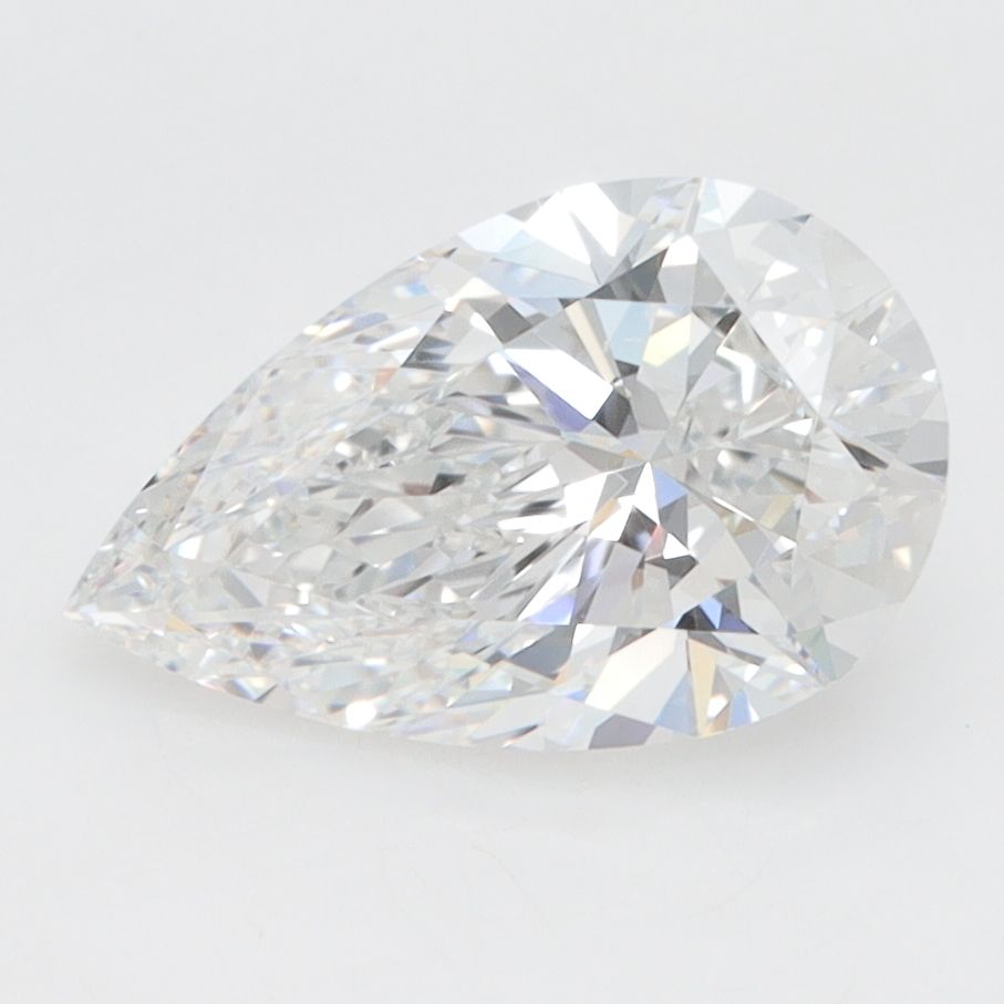 2.01 Carat D-VVS1 Pear Lab Diamond