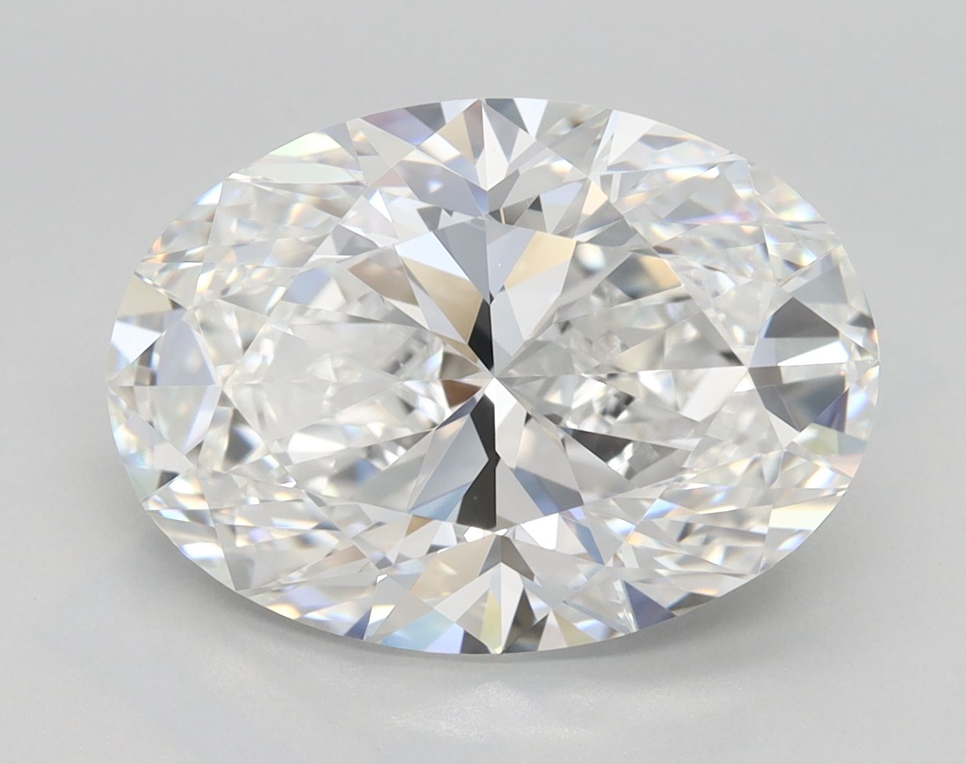 5.09 Carat F-VVS2 Oval Lab Diamond