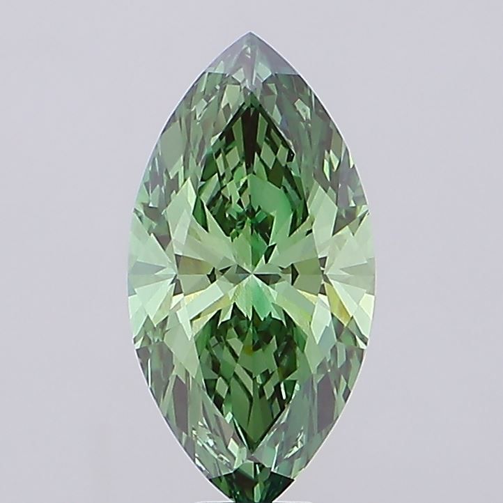 9.09 Carat Marquise Cut Fancy Green
