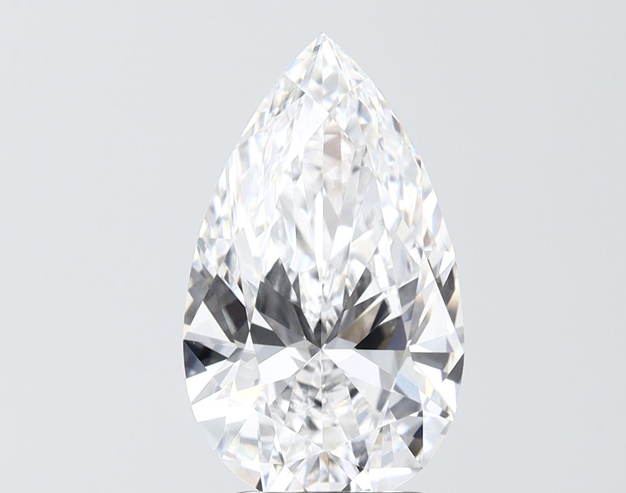 3.34 Carat D-VVS2 Pear Lab Diamond