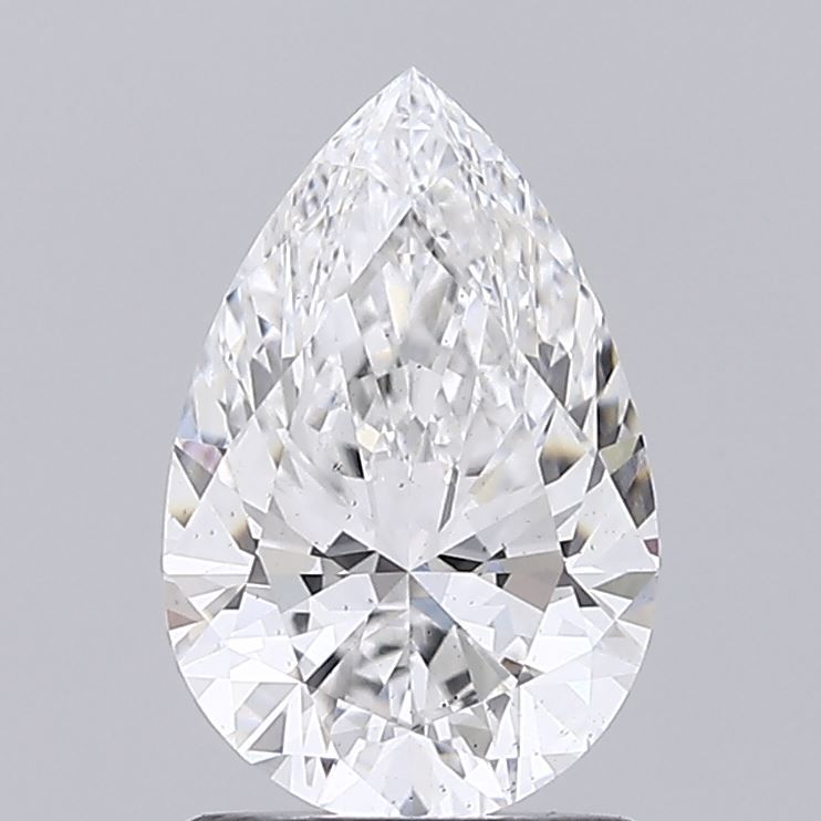 1.5 Carat E-VS2 Pear Lab Diamond
