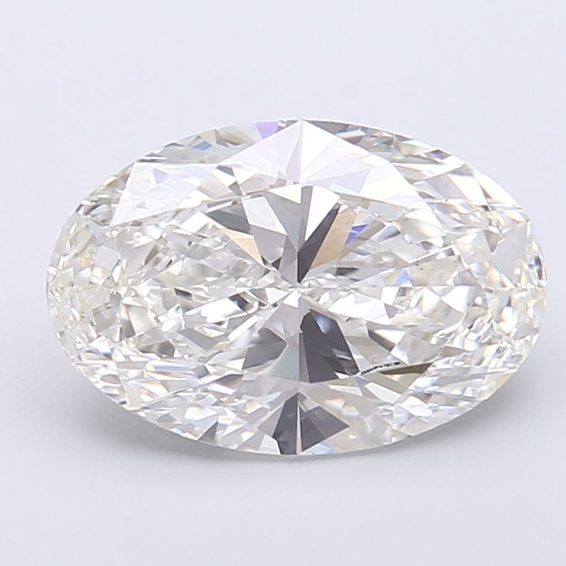 3.47 Carat G-VS1 Oval Lab Diamond