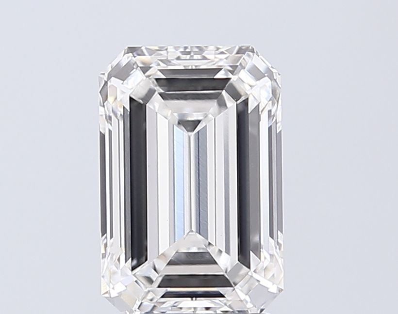 3.01 Carat F-VVS2 Emerald Lab Diamond