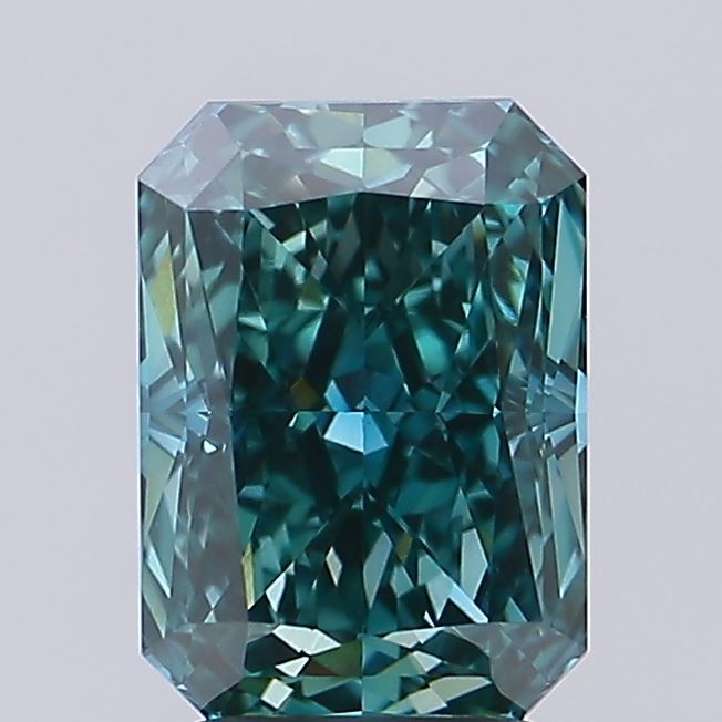 3.05 Carat Radiant Cut Fancy Blue