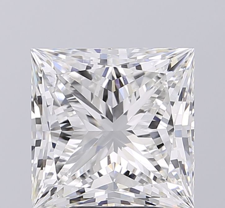 4.51 Carat E-VVS2 Princess Lab Diamond