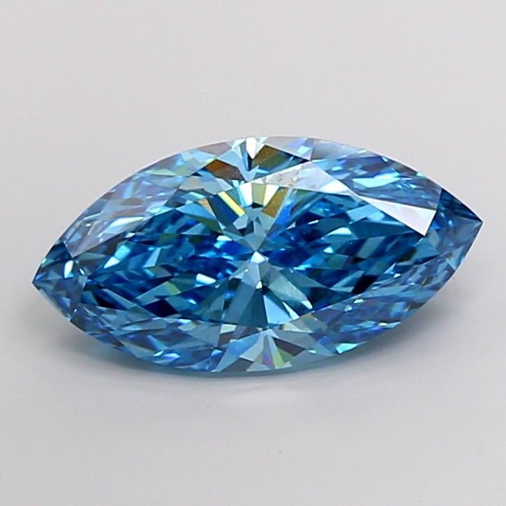 5.04 Carat Marquise Cut Fancy Blue