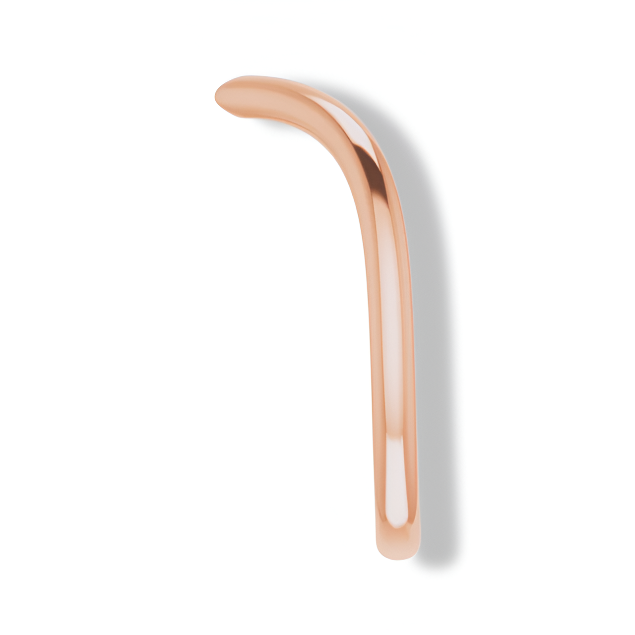 Solid Gold Curved Plain Band-VIRABYANI