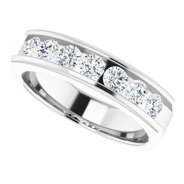 1.20 ctw Round Diamond Men's Ring-VIRABYANI