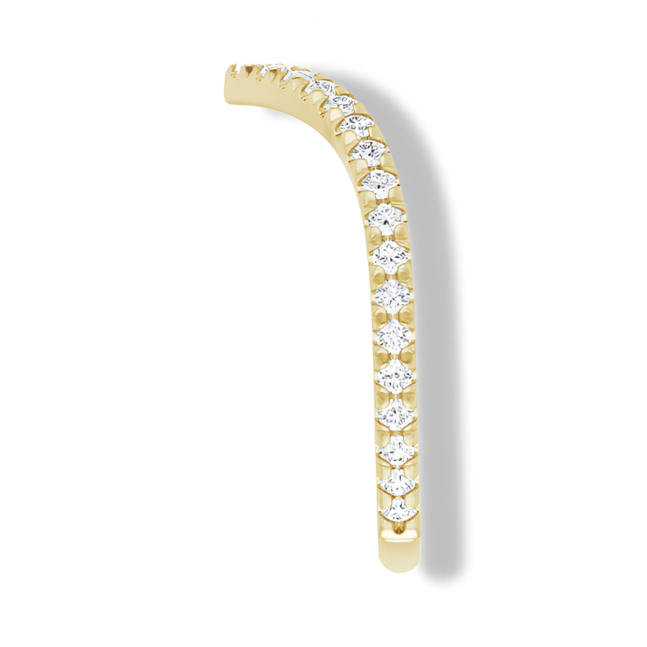 Round Diamond V Shape Contour Band-VIRABYANI