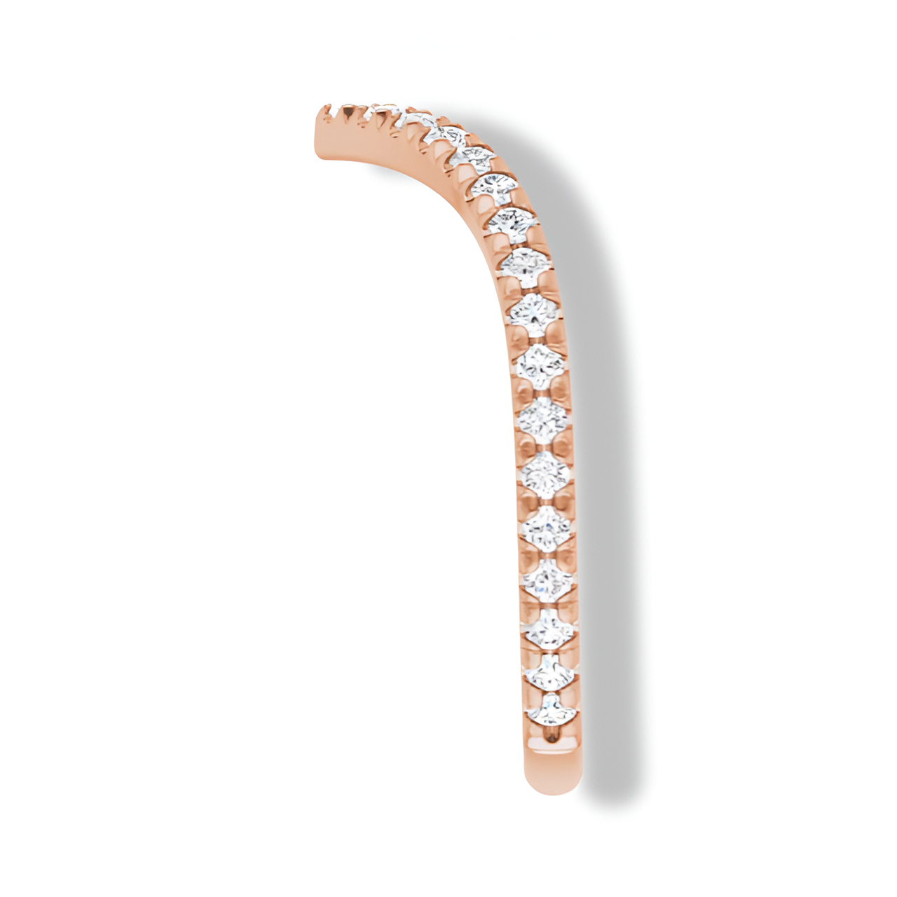 Round Diamond V Shape Contour Band-VIRABYANI