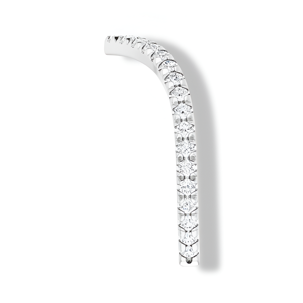 Round Diamond V Shape Contour Band-VIRABYANI