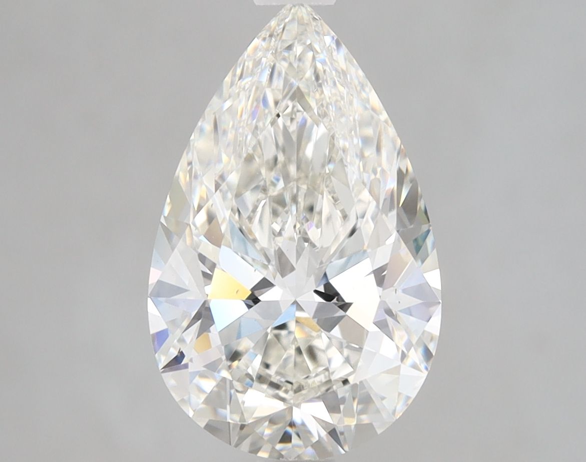 2.10 Carat H-VVS2 Pear Lab Diamond