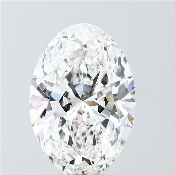 6.01 Carat F-VVS2 Oval Lab Diamond