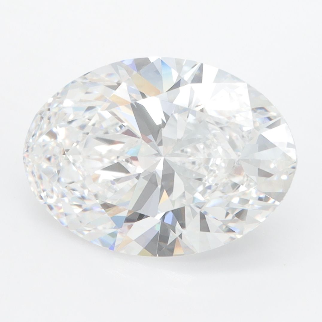 4.09 Carat E-VVS2 Oval Lab Diamond