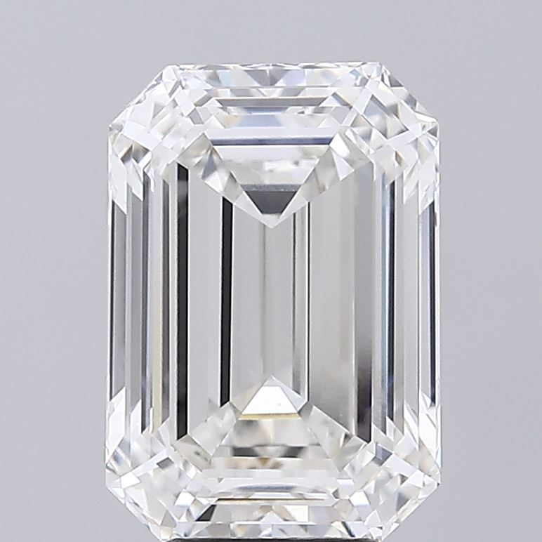 6.02 Carat G-VVS2 Emerald Lab Diamond