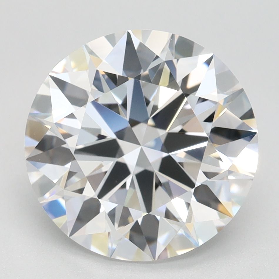3.02 Carat D-IF Round Lab Diamond