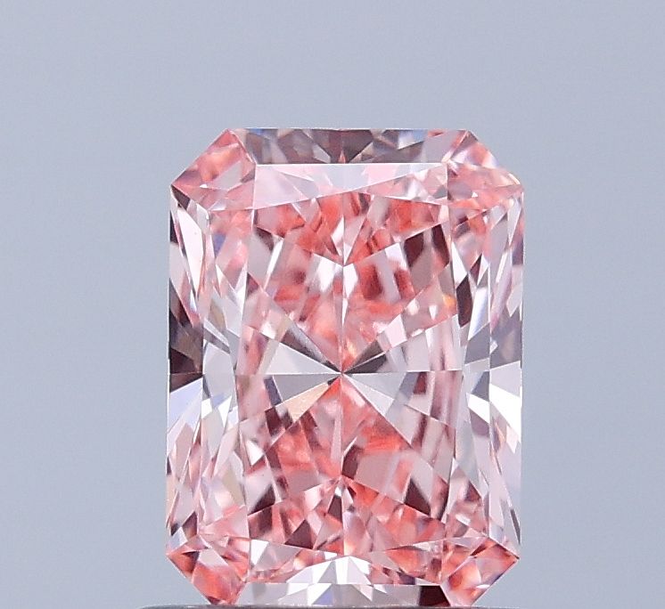 1.08 Carat Radiant Cut Fancy Pink