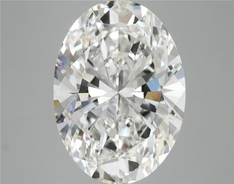 6.24 Carat F-VVS2 Oval Lab Diamond