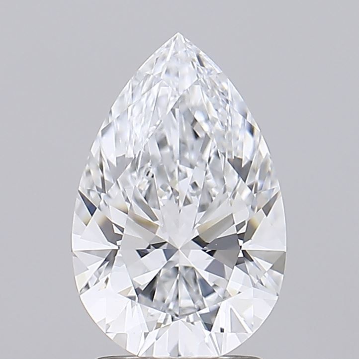 2.10 Carat D-VVS2 Pear Lab Diamond