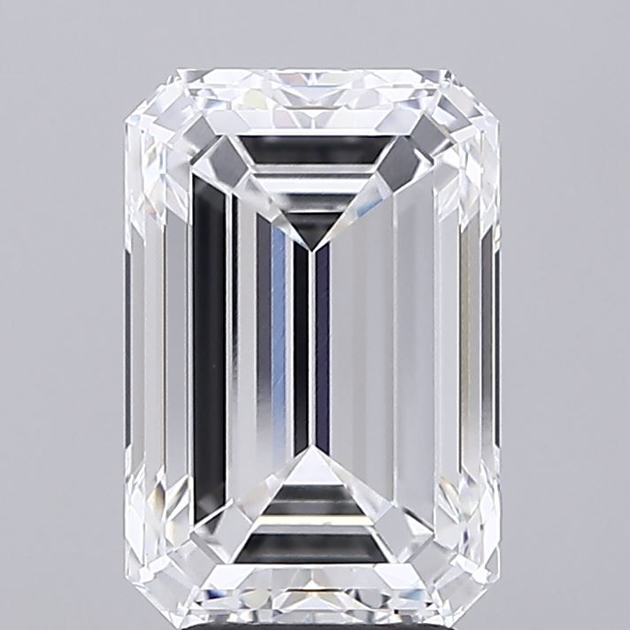 4.52 Carat D-VVS1 Emerald Lab Diamond
