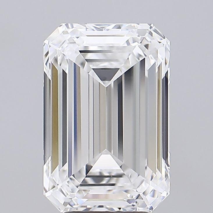 5.01 Carat F-VVS2 Emerald Lab Diamond