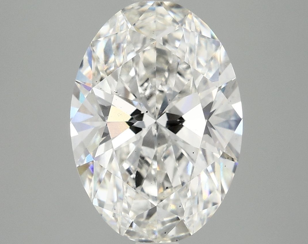 3.83 Carat F-SI1 Oval Lab Diamond
