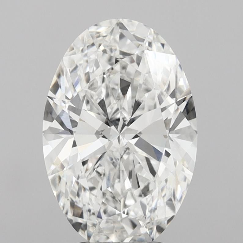 4.08 Carat E-VVS1 Oval Lab Diamond
