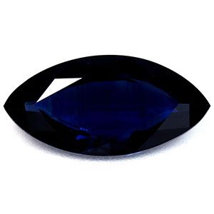2.35 Carat Marquise Cut Blue Sapphire