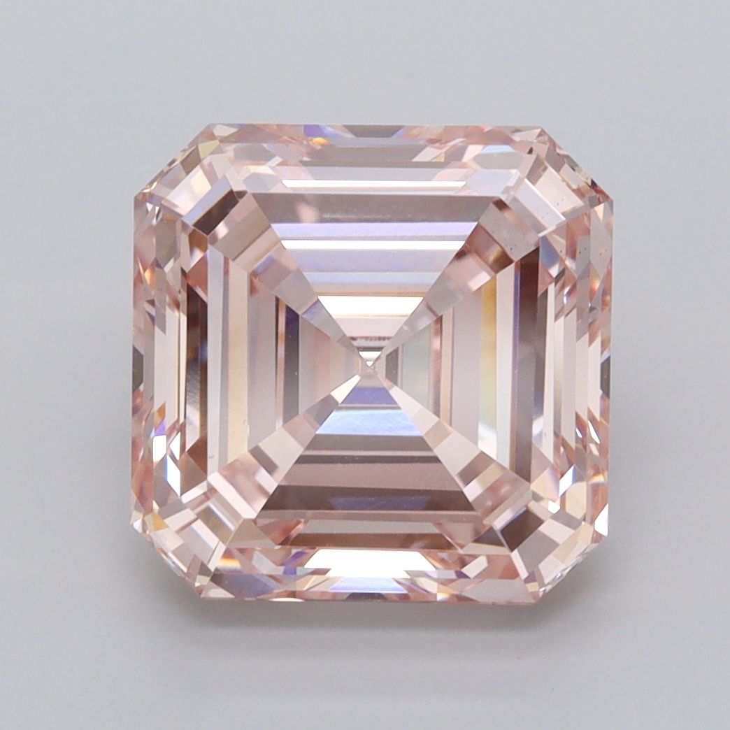 4.81 Carat Asscher Cut Fancy Pink