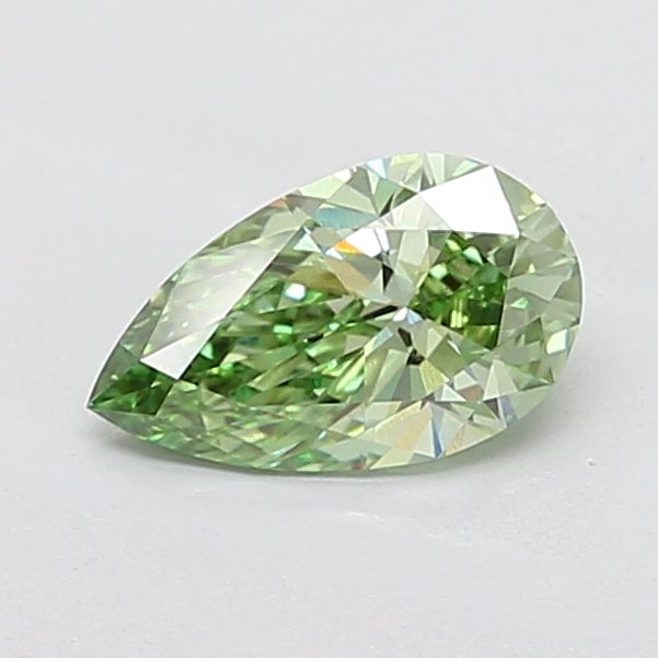 1.22 Carat Pear Cut Fancy Green