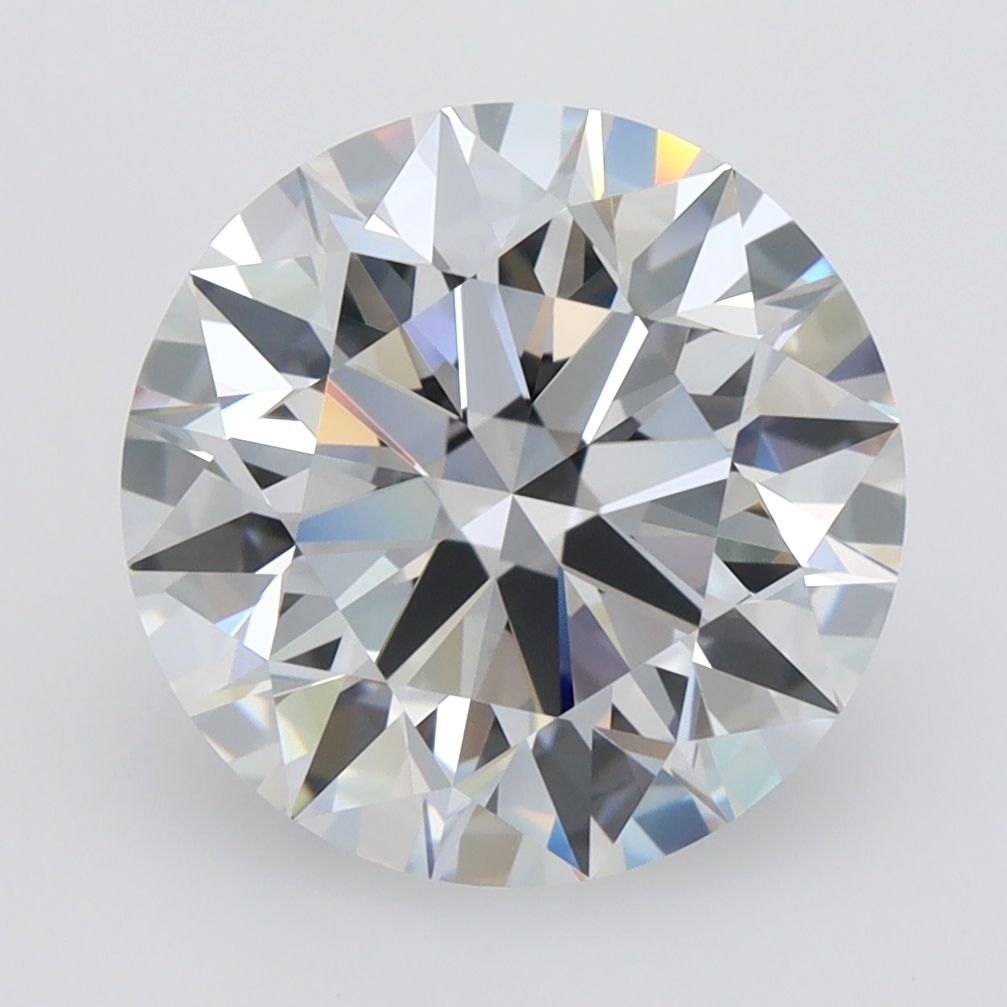 3.73 Carat D-IF Round Lab Diamond