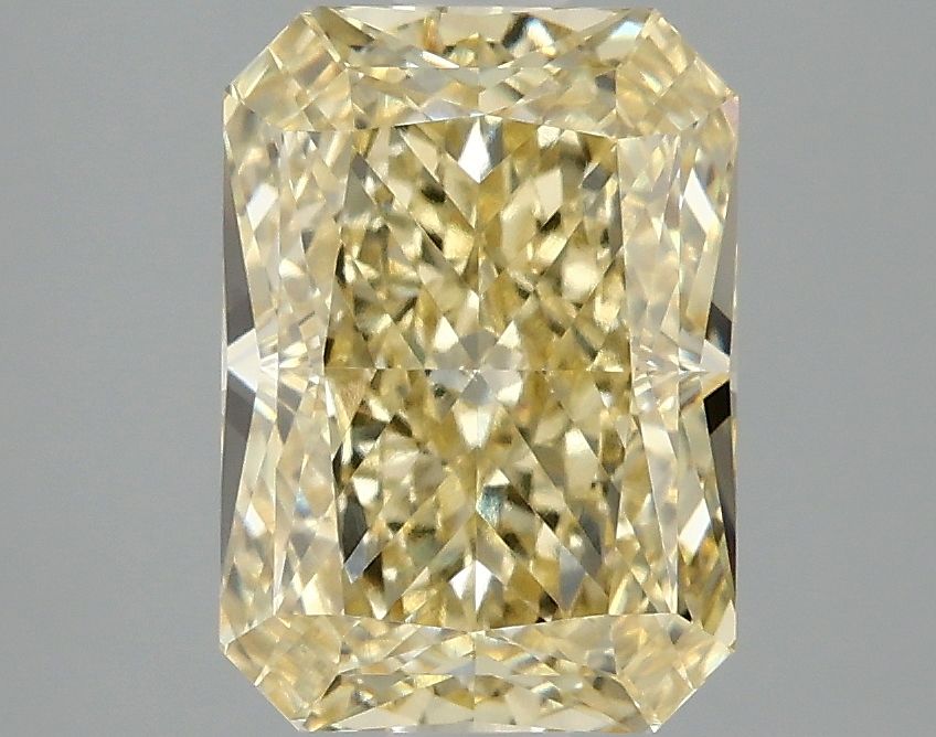 3.08 Carat Radiant Cut Fancy Yellow