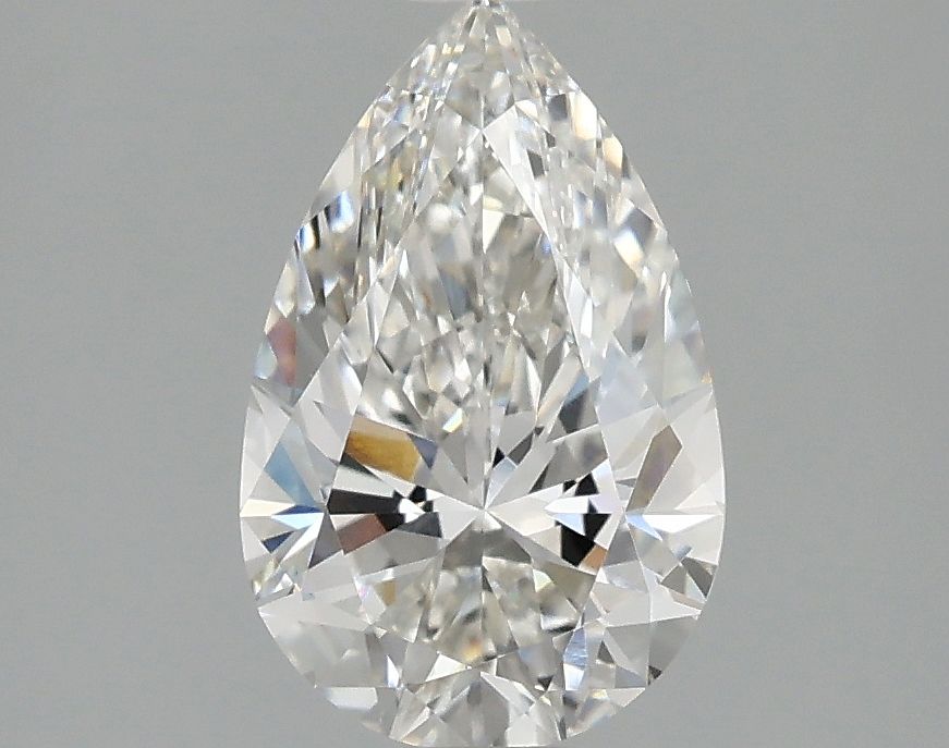 1.52 Carat F-VVS2 Pear Lab Diamond