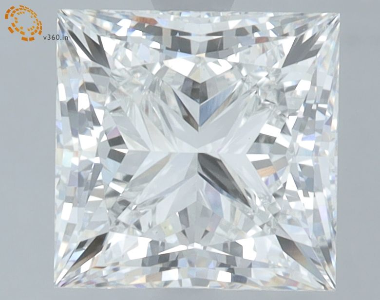 3.15 Carat F-VS1 Princess Lab Diamond