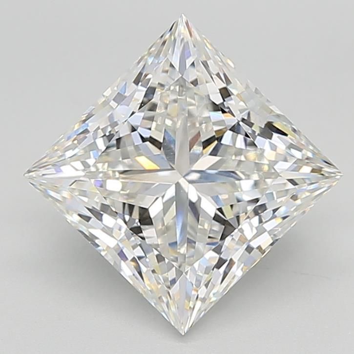 4.07 Carat F-VS1 Princess Lab Diamond
