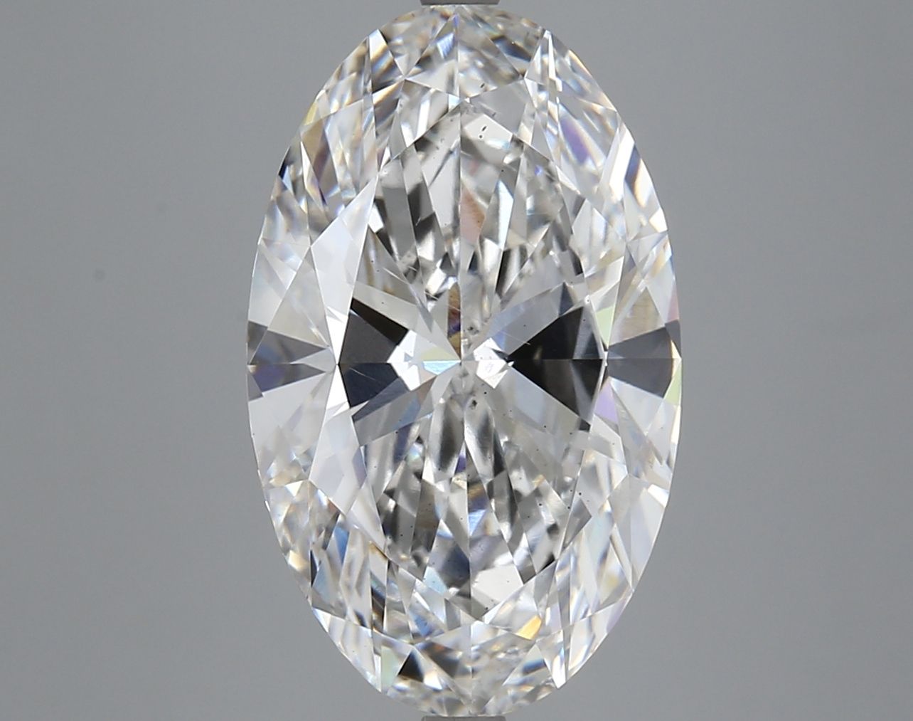 5.99 Carat F-SI1 Oval Lab Diamond