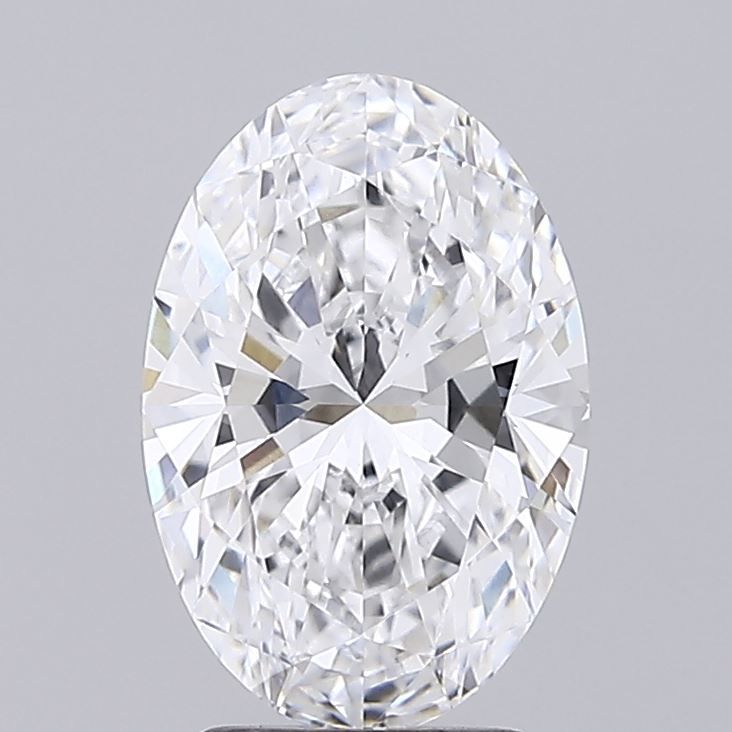 3.00 Carat D-VVS2 Oval Lab Diamond