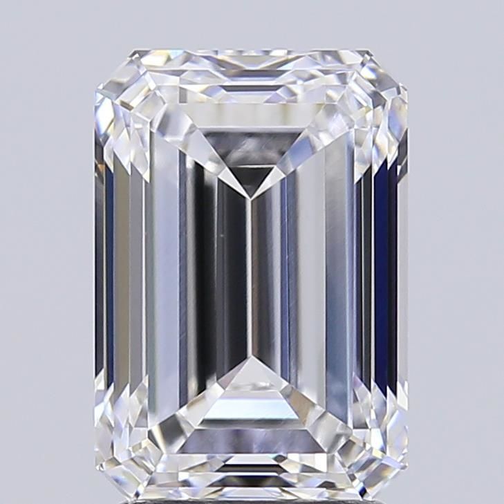 3.00 Carat D-VVS2 Emerald Lab Diamond