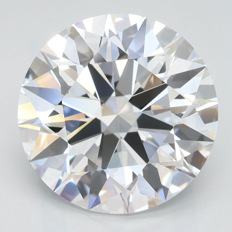 3.45 Carat D-IF Round Lab Diamond