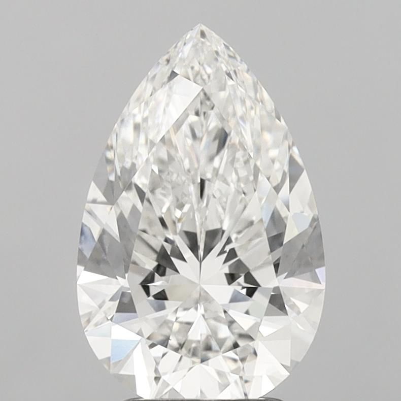 3.09 Carat F-VS1 Pear Lab Diamond