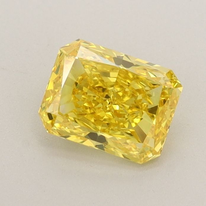 0.65 Carat Radiant Cut Fancy Yellow